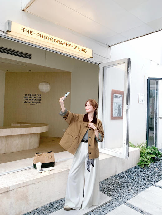 ICICLE之禾 25秋季新款高密斜纹棉夹克巴恩风短外套（SS） 商品图7