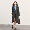 【09/26新品】熙世界经典廓形鸽灰色风衣外套女2025秋季新款英伦风长款气质大衣 商品缩略图1