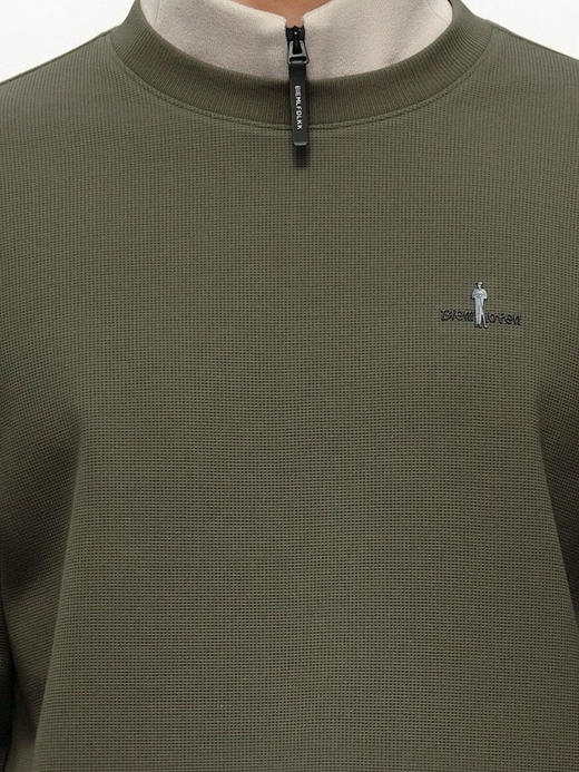 【开放日忙 秒杀价已调 直接拍】返场 比音勒芬华夫格 羊毛混纺 肌理男款卫衣 商品图3