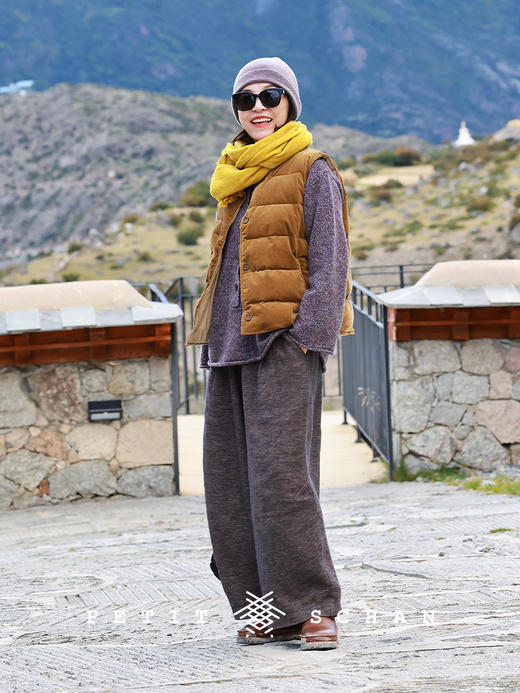 PETIT SCHAN小闪 CLO#915 When the grapes are ripe 葡萄成熟时 纯羊毛花纱卷边毛衣 商品图4