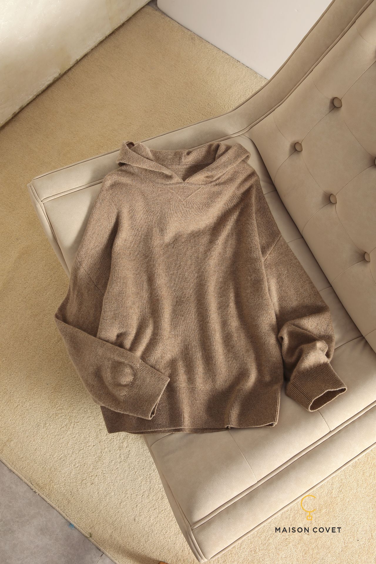 MAISON COVET 纯山羊绒帽衫长裤套装