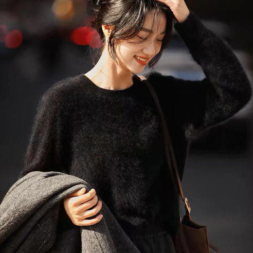 it hut 拉毛2.0升级版羊毛针织衫 圆领/V领 无缝一体工艺 软糯舒适 20色可选 商品图12