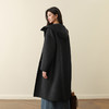 【严选】诗凡黎含山羊绒学院风长款大衣2025秋冬新款气质牛角扣双面呢外套7GA170771 商品缩略图4