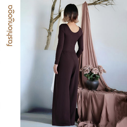 凡圣瑜伽长袖休闲连体阔腿裤 FC15959 商品图6