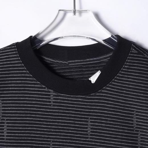 8616SDSA男士秋冬新款痞帅男装韩版撞色条纹套头圆领卫衣百搭宽松上衣 商品图2