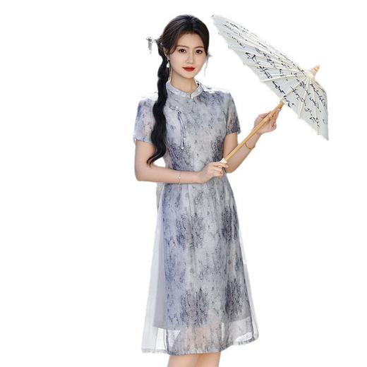 天丝精品新中式旗袍YD06305 商品图4