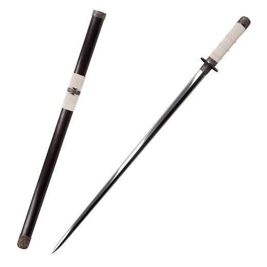 凌风唐剑 汉唐收藏刀剑 龙泉沈广隆宝剑一体刀剑 未开刃 商品图6