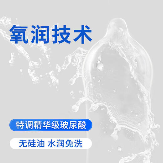 SIKI私激避孕套玻尿酸003超薄安全套全家福水氧润滑套套6盒18只 商品图4