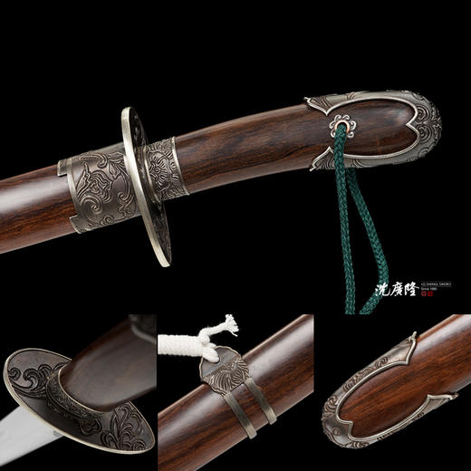 裂穹刀 汉唐收藏刀剑 龙泉沈广隆宝剑一体刀剑 未开刃 商品图4