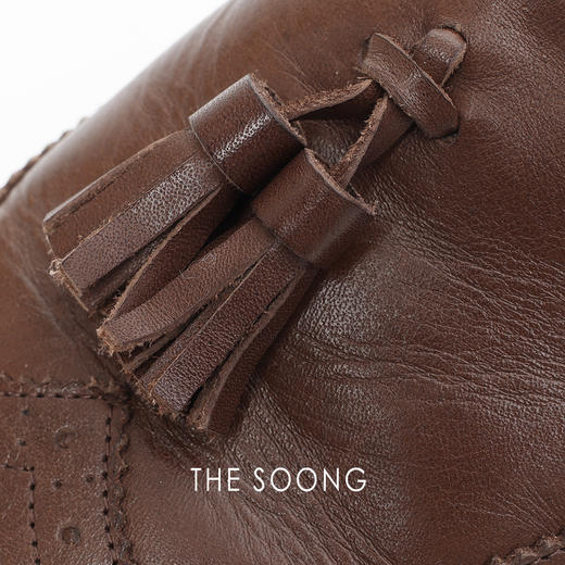 THESOONG/毛毛拖一脚蹬百搭平底加绒包头半拖HWZB7922 商品图2
