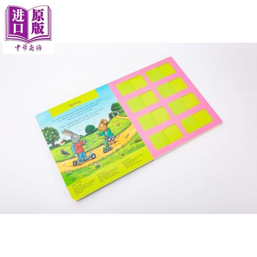 【中商原版】波西和皮普记忆滑块书 四季 Pip and Posy The Super Seasons Memory Game Book 英文原版 亲子纸板书 进口童书 商品图2