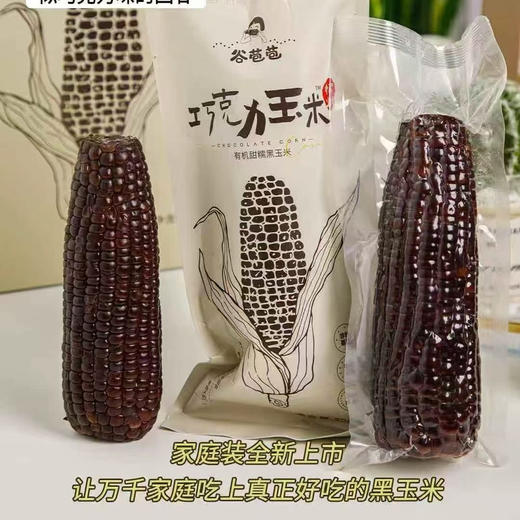 【黑金玉米双拼/巧克力玉米系列】#🌽黑金时刻玉米
软糯到拉丝的玉米
一盒里有两种 黄糯玉米和黑玉米
玉米软糯绵密 一点也不粘牙 甜度恰当
特点总结：软糯不干巴 拉丝不粘牙 商品图11