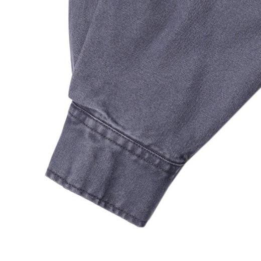 C5022SDSA男士秋冬新款痞帅男装时尚韩版做旧纽扣翻领牛仔长袖衬衫百搭 商品图4