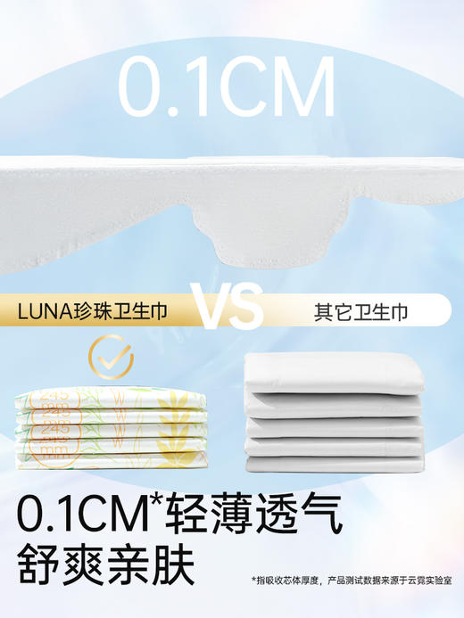 自营（菲小主）-碧芭宝贝 云霓LUNA系列卫生巾日用夜用 商品图4