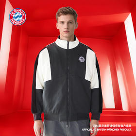 【官方正版】拜仁足球俱乐部丨秋冬新款拼色棉夹克保暖外套
