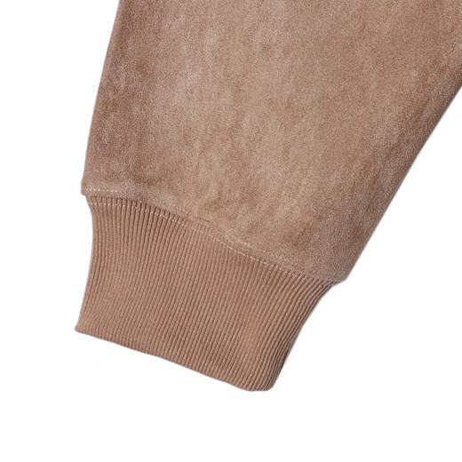 WY1116SDSA男士秋冬新款痞帅男装潮牌植绒半拉链立领连帽卫衣时尚上衣潮 商品图4