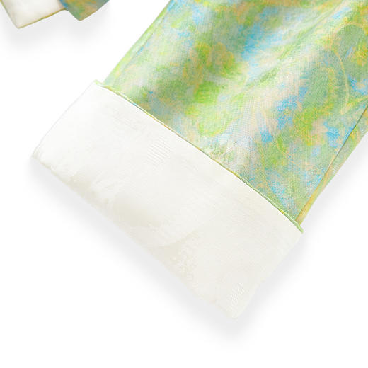 WL 2512512双面可穿新中式国风桑蚕丝天丝提花外套 商品图3