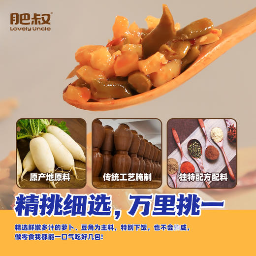 肥叔开味小菜干饭人的灵魂肥叔开胃小菜按箱囤无限回购的小菜 商品图1