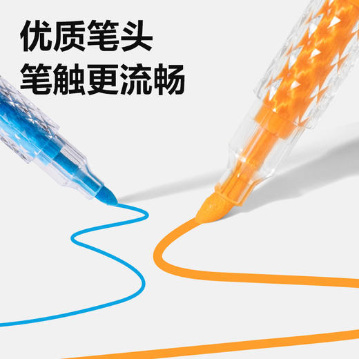 「得力新品！星闪舱丙烯马克笔」得力不透纸可叠色儿童小学生彩笔DIY丙烯笔文具 商品图3