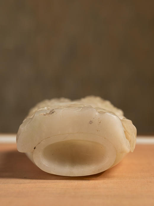 清	玉雕竹梅双清赏瓶 商品图4
