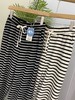 松植屋慵懒条纹绒绒裤女款春秋直筒阔腿裤高腰显瘦宽松休闲 商品缩略图4