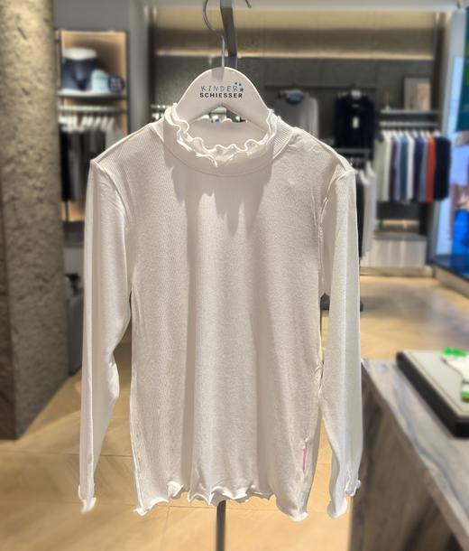 【50S超软莫代尔】SCHIESSER德国舒雅女童莫代尔氨纶薄款春秋打底保暖木耳花边打底衫36/25284U 商品图4