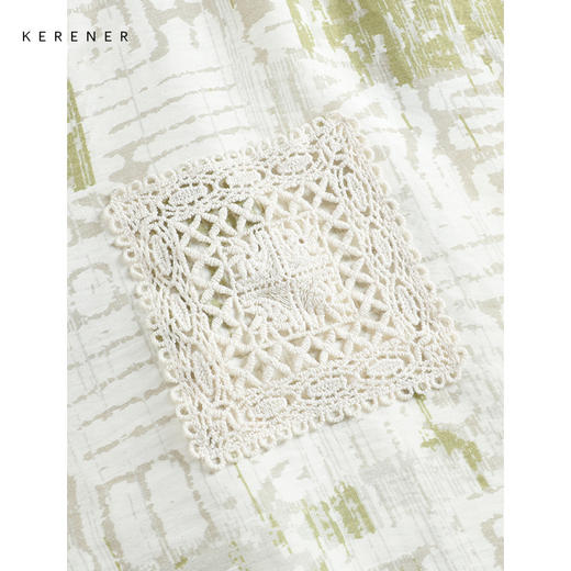 可人儿春秋季带胸垫泡泡绵女士长袖长裤睡衣可外出小众家居服套装 商品图2