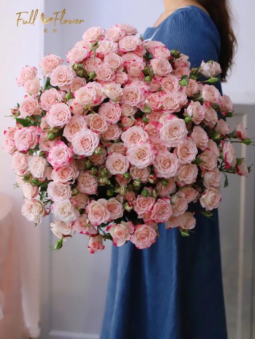 折射多头玫瑰 10支 (40-45个花苞)/扎【GY】 商品图6