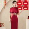 醋酸婚宴喜婆婆喜妈妈婚宴礼服旗袍YD05610 商品缩略图2