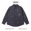 SDSA男士秋冬新款痞帅男装韩版休闲纯色口袋纽扣翻领长袖衬衫百搭 商品缩略图1