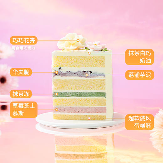 【伊甸花园】高颜值油画风小蛋糕，甜点界艺术咖，3种口味一次拥有！多色渐变奶油，如晨雾中伊甸园的朦胧美感，复刻花园的甜美时光，出片超省心！（成都幸福西饼蛋糕） 商品图4