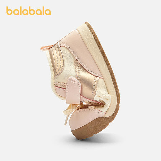 巴拉巴拉宝宝稳步鞋女童板鞋加绒秋冬2025新款阿甘鞋 商品图2