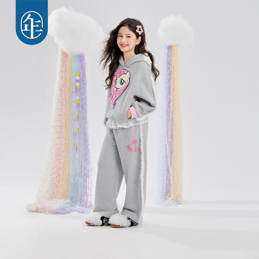 小马宝莉联名年衣童装套装25秋冬新款女童卡通休闲小马宝莉卫衣套装 商品图1