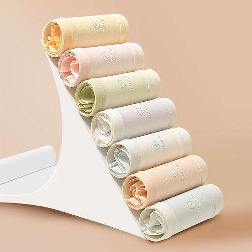 7条抗菌底裆无痕中腰包臀舒适透气不夹屁屁新疆纯棉简约少女内裤 商品图4