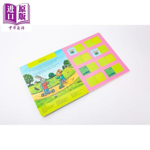 【中商原版】波西和皮普记忆滑块书 四季 Pip and Posy The Super Seasons Memory Game Book 英文原版 亲子纸板书 进口童书 商品图3