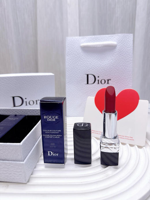 ［Dior999口红正装］实拍迪奥烈焰蓝金口红 商品图3