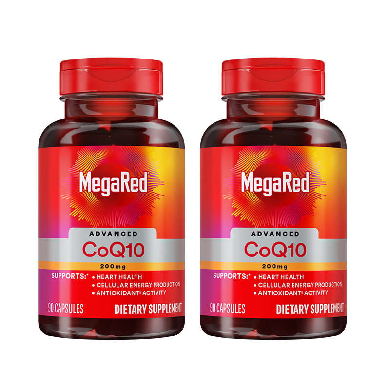 MegaRed 辅酶Q10 高浓度 200mg 90粒x2瓶