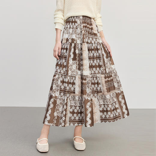 【09/26新品】熙世界波西米亚风串珠圆领针织衫女秋季宽松慵懒毛织罩衫绝美上衣 商品图4