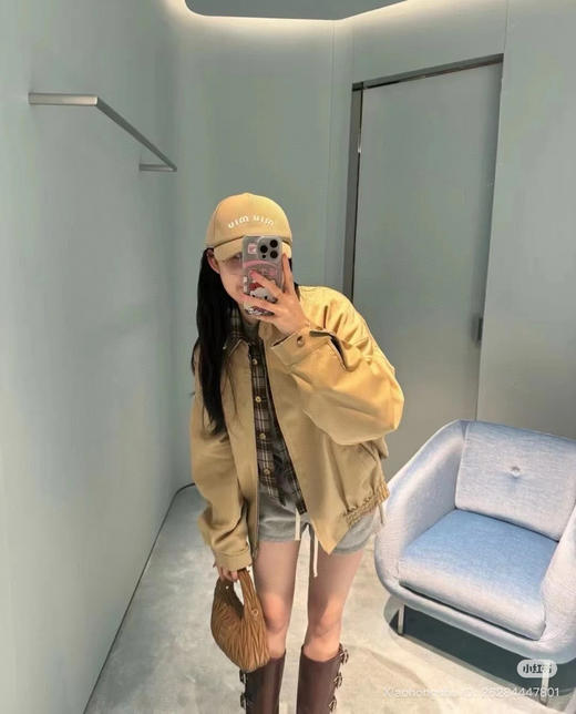 923-5 Miu成衣染牛仔夹克 167/135穿40宽松如图 商品图5