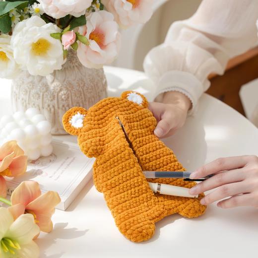 苏苏姐家十二生肖动物笔袋手工diy编织钩针毛线团自制材料包 商品图3