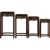 清	红木透雕拐子纹套几（一套四只） 商品缩略图5