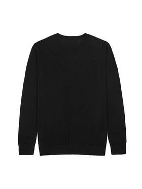 「5色可选」100%超细羊毛16针圆领针织衫