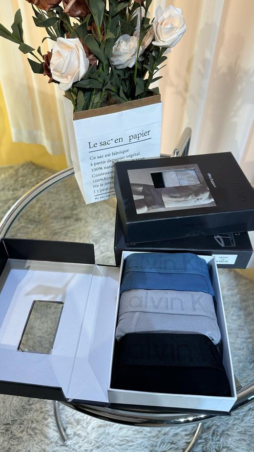 原单，英伦双拼男士内裤。逼格拉满 商品图2