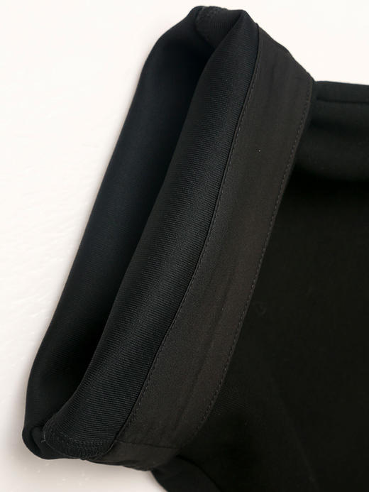 黑色宽松休闲裤女 显瘦高腰垂感九分裤 时尚简约百搭哈伦裤 商品图4