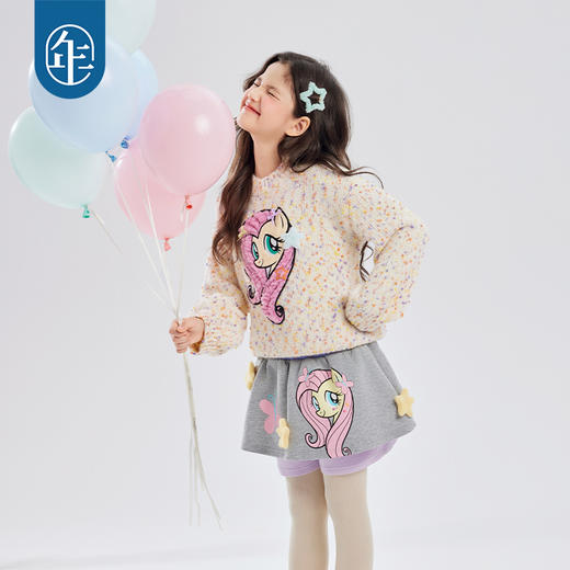 小马宝莉联名年衣童装短裙25秋冬新款女童裙裤卡通小马宝莉短裙 商品图1