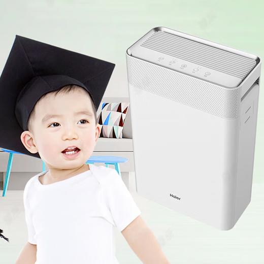 海尔（Haier）空气净化器 母婴家用 高效HEPA滤网 负离子杀菌 除甲醛 除异味PM2.5 静音无噪 商品图2