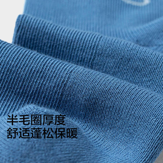 巴拉巴拉宝宝袜子冬季保暖袜婴幼儿短袜防着凉两双装 商品图3