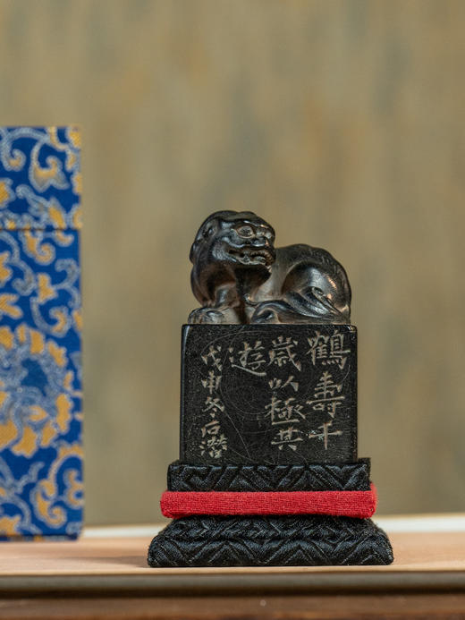 清	吴隐款寿山石诗文印章 商品图2