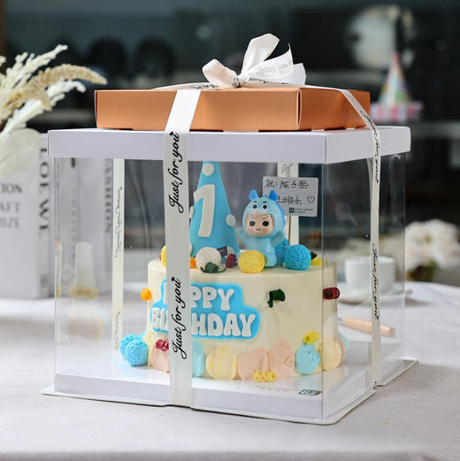 【龙宝蛋糕】-新鲜芒果与百利脆脆片夹心，有进口动物淡奶油和混合乳脂奶油可选 商品图2