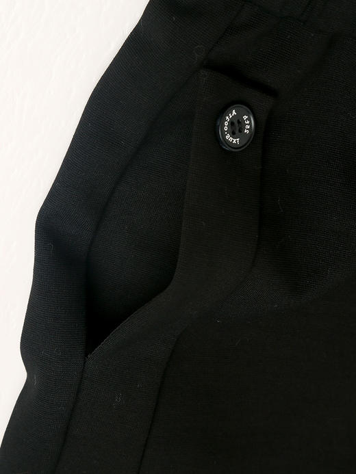 黑色宽松休闲裤女 显瘦高腰垂感九分裤 时尚简约百搭哈伦裤 商品图3